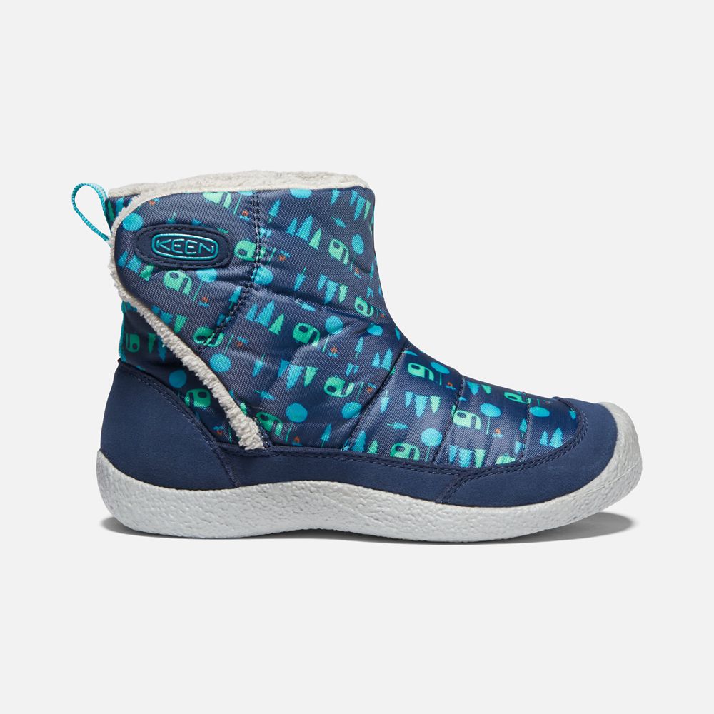 Keen Slip-On Kängor Barn Blå - Howser Ii Boots - 507143YXG